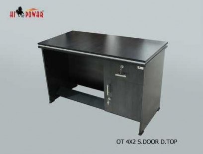 4*2 Office table Single Door Double Top